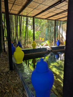 Majorelle pots marrakech riaddartaliwint