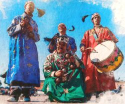 Gnawa music riaddartaliwint marrakech (2)