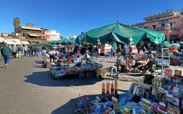 Place Jemaa El Fna Marrakech Afternoon Riad dar Taliwint