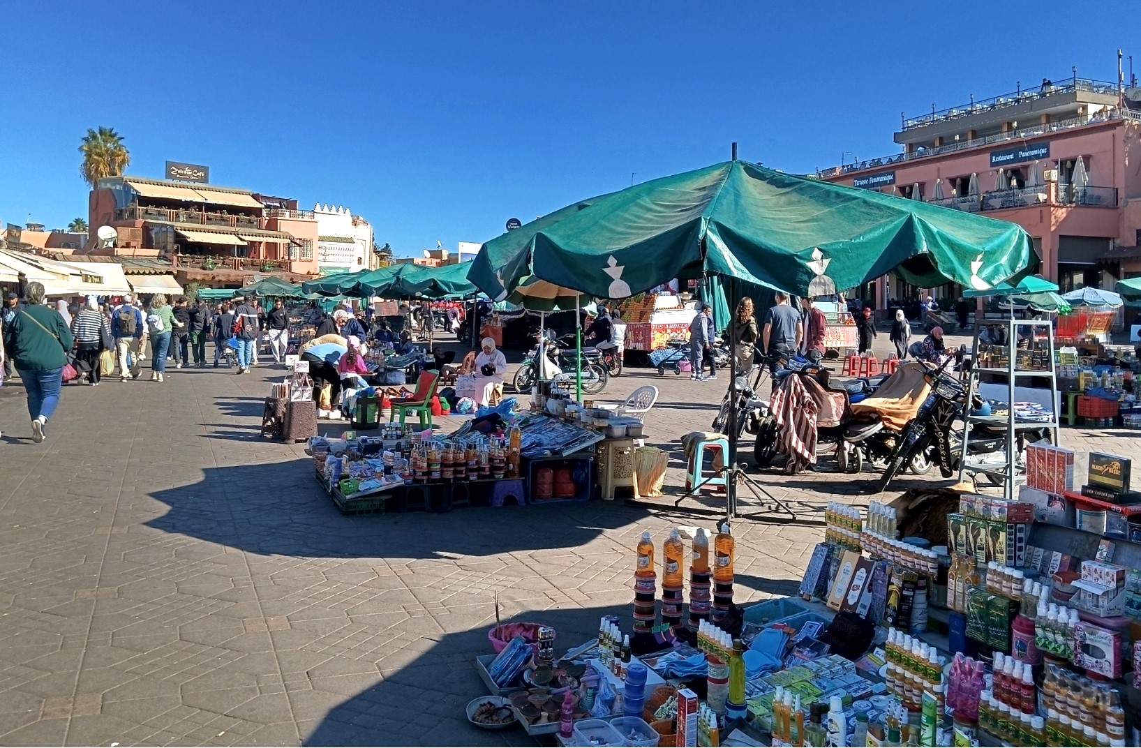 Place Jemaa El Fna Marrakech Afternoon Riad dar Taliwint